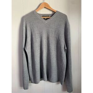 Banana Republic Men's V-Neck 100% Wool Pullover Sweater Large